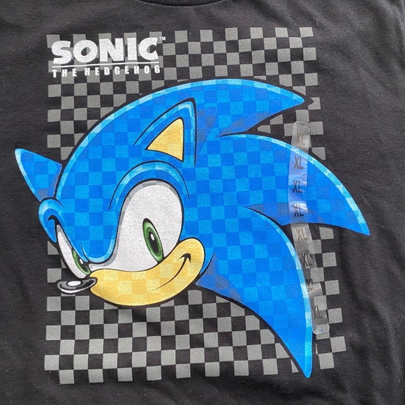 Sonic The Hedgehog Boys Short Sleeve Shirt XL (20) - Picture 3 of 6